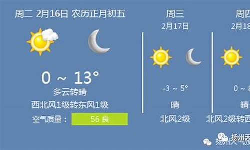 扬州天气预报15天査询_扬州天气预报15天当地天气情况查询表