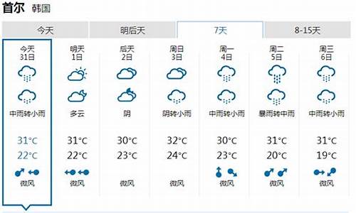 首尔天气预报15天查询结果_首尔天气预报